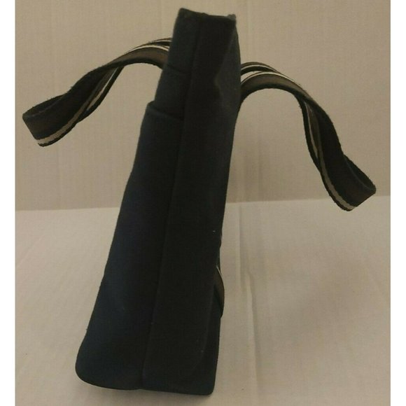 Vintage HERMES Black Canvas Troca Horizontal PM Tote Bag - Picture 3 of 8